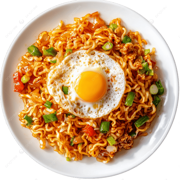 pngtree-spicy-noodles-with-sunny-side-up-egg-png-image_19994838 (3) Indomi and Egg π